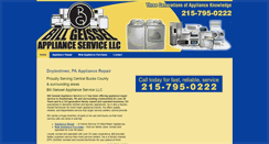 Desktop Screenshot of billgeisselapplianceservice.com